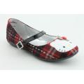 Hello Kitty Youth's Gianna Plaid Black Casual Shoes