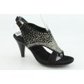 Yin Women's Kidge Black Sandals (Size 8)