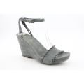 Yin Women's Liu Grays Sandals (Size 9)