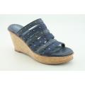 Softwalk Women's San Fran Blue Sandals