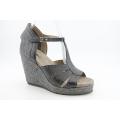 Yin Women's Panama Blacks Sandals (Size 9)
