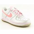 Nike Youth Kids Girls's Air Force 1 White Athletic (Size 5)