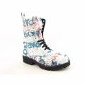 Luichiny Women's Melissa White Boots (Size 8.5)