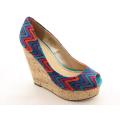 Diba Women's Car Laa Blue Heels