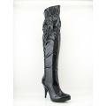 Mia Women's Midnight Black Boots (Size 6.5)