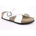 Birki's Women's Dijon White Sandals