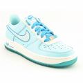 Nike Youth Kids Girls's Air Force 1 Blue Athletic (Size 5.5)