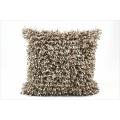 Nourison Brown Shag Decorative Pillow