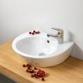 Bissonnet White Street/ Pop Bathroom Ceramic Sink