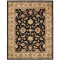 Handmade Heritage Kerman Black/ Gold Wool Rug (11' x 17')