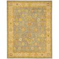 Handmade Oushak Slate Blue/ Ivory Wool Rug (12' x 15')