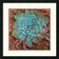 Jillian David Design 'Blue Agave II' Framed Art Print