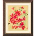 Suzanna Mah Fong 'Autumn Leaves II' Framed Art Print