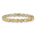 Glitzy Rocks 18k Gold over Silver Citrine Bracelet (33ct TGW)