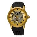 Stuhrling Original Men's Delphi Adonis Sports Automatic Black Rubber Strap Watch