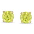 New! 14k Yellow Gold 1/2ct TDW Yellow Diamond Solitaire