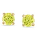 New! 14k Yellow Gold 1/3ct TDW Yellow Diamond Solitaire