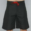 Zonal Men's 'Borg' Black/ Red Color-block Swim Shorts