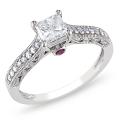 14k White Gold 4/5ct TDW Diamond Ring (G-H, I1-I2)