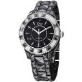 Christian Dior Women's 'Black Eight' Black Ceramic Automatic Watch