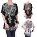 Journee Collection Women's Plus Size Kaftan Sleeve Tunic