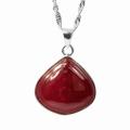 De Buman Sterling Silver Ruby Necklace