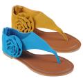 Journee Collection Women's 'Morris-16' Side Flower Faux Suede Sandals