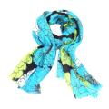 Handmade 'Marigold' Turquoise Scarf (India)