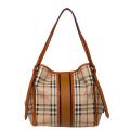 Burberry Beige/ Orange Tote Bag