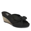 A2 by Aerosoles Women's 'Taillight' Black Slip-on Wedges