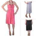 Journee Collection Junior's Long Tiered Skirt-Dress