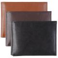 Boston Traveler Men's Topstitched Bi-fold Genuine Leather Wallet