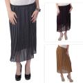 T by Hailey Jeans Co. Junior's Elastic Waist Pleated Long Skirt