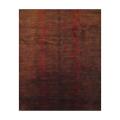 Tibetan Hand-knotted Brown/ Burgundy Wool Rug (8'3 x 10'1)