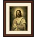Heinrich Hofmann 'Figure of Christ' Framed Art Print