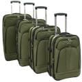 Kemyer Olive Green 4-piece Expandable Upright Luggage Set