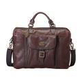 Fossil Men's 'Estate' Brown Leather Work Brief
