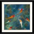 Lun Tse 'Koi Zen 1' Framed Art Print
