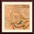 Jill Barton 'Birds and Blossoms II' Framed Art Print