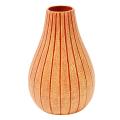 Decorative Ceramic Flower Vase With Vivid Painted Stripes (Thailand)