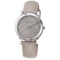 Burberry Men's 'Large Check' Tan Dial Tan Leather Strap Quartz Watch