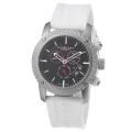 Burberry Men's 'Endurance' Black Dial White Rubber Strap Watch
