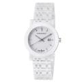 Burberry Women's 'Ceramic' White Dial Bracelet Watch