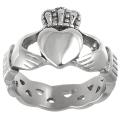 Daxx Stainless Steel Men's Celtic Claddagh Ring