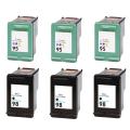 Hewlett Packard 95/98 Black/Color Ink Cartridge (Pack of 6) (Remanufactured)