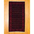 Persian Tribal Balouchi Brown/ Burgundy Wool Rug (3'6 x 6'4)