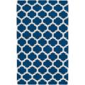Hand-woven Blue Wool Blinov Rug (8' x 11')