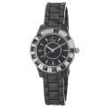 Christian Dior Women's 'Black Eight' Black Ceramic Diamond Watch