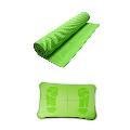 Yoga Mat and Silicone Case Combo for Nintendo Wii Fit- Green