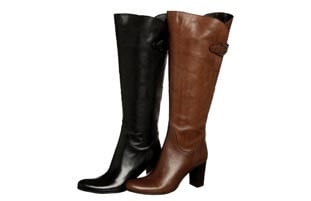 Ballerina Women's 'Este' Knee-high Italian Leather Boots